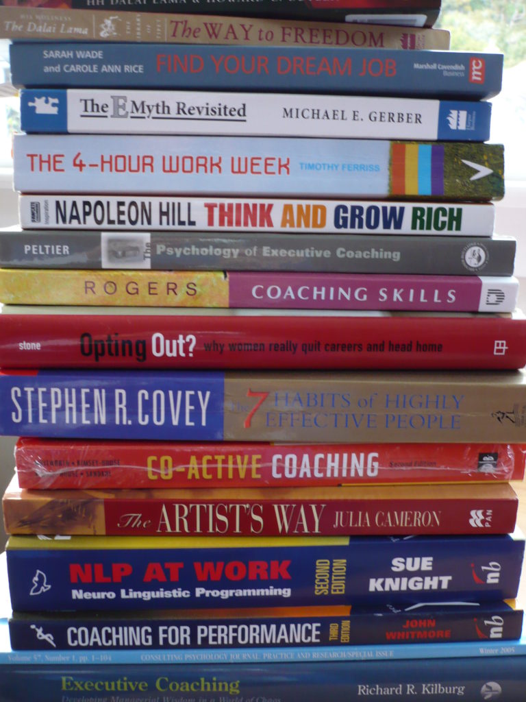 My coaching and business books to read!