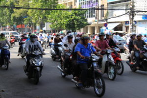 How to cross a road in Saigon
