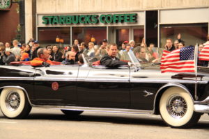 Cheering at the New York Marathon