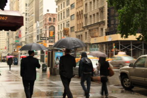 Singing (quietly)in the rain