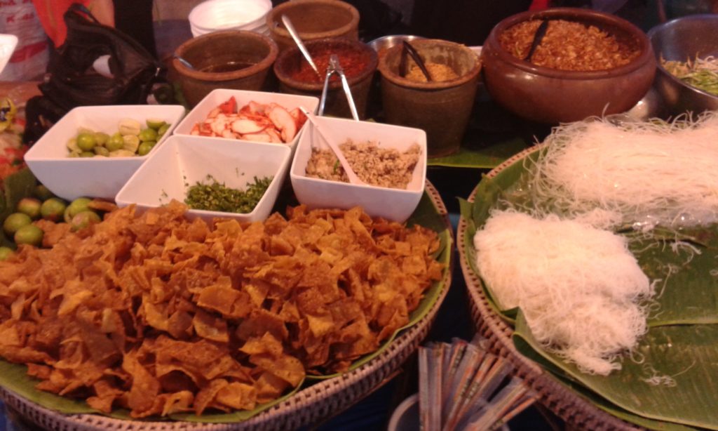 The ingredients for chicken noodle soup