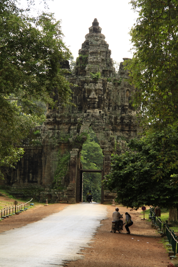 Leaving Angkor Wat