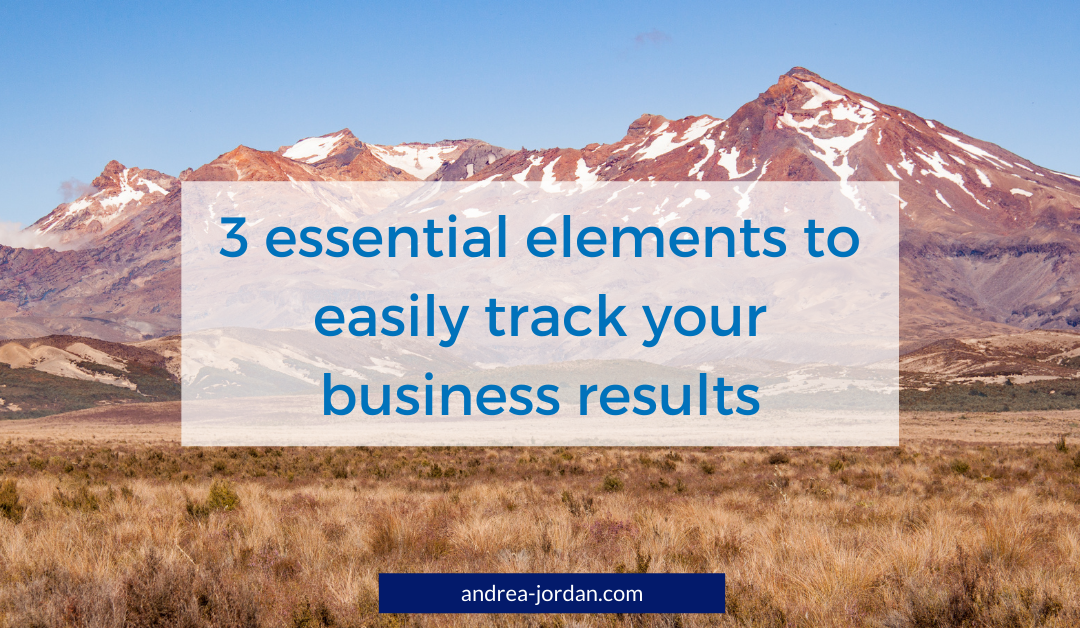 3 essential elements to easily track your business results