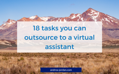 18 tasks you can outsource to a virtual assistant