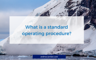 What is a standard operating procedure?
